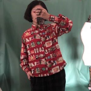 Vintage style shirt just try on